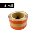 Teflon Tape for Seal Bars, 5mil, 2-1/2" Wide with 1" Center Strip Non-adhesive, ***Price is per foot***