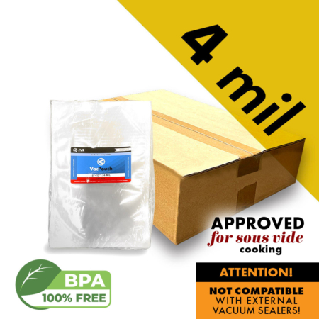 4-mil chamber vacuum pouches | JVR Industries