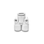 "Y" Fitting for 10mm OD hose, replacement for Rollstock Inc part # 31P2012