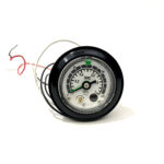 Gauge with built in pressure switch, replacement for Rollstock Inc part # 94P1036