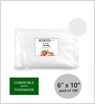 100 6 x10 Foodsaver style Vacuum  Sealer Bags JVR 