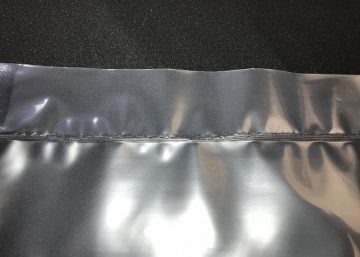 Misaligned vacuum packaging seal