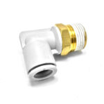 Fitting, 90 elbow, 10mm x 3/8" pipe