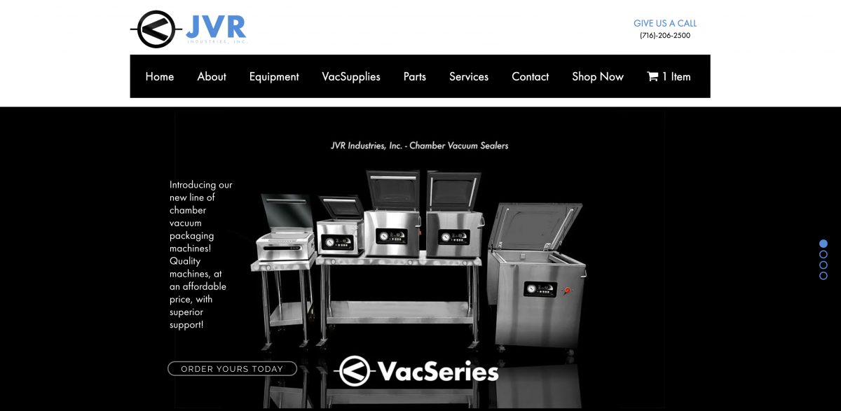 JVR Vac610 - Single Phase Dual Chamber Vacuum Sealer