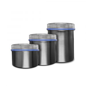 VacLok Stainless Steel Canister Set