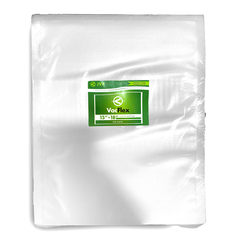 VacFlex Vacuum Sealer Bags - 6 X 50 Feet, 12 Pack, BPA Free, Clear Nylon/Poly
