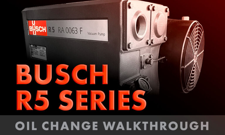 Busch R5 Oil Change Walkthrough