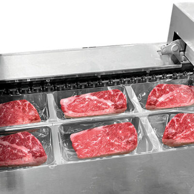 Rollstock- Loading station with steaks