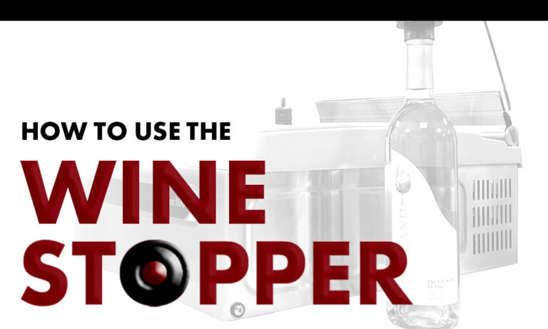 How to Use the Wine Stopper (100-04) - JVR Vac100