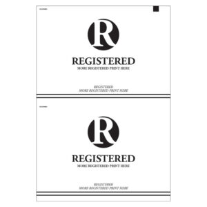 Registered film artwork.