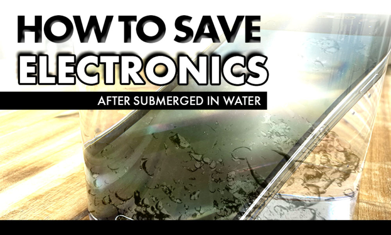 How to Save Electronics from Water