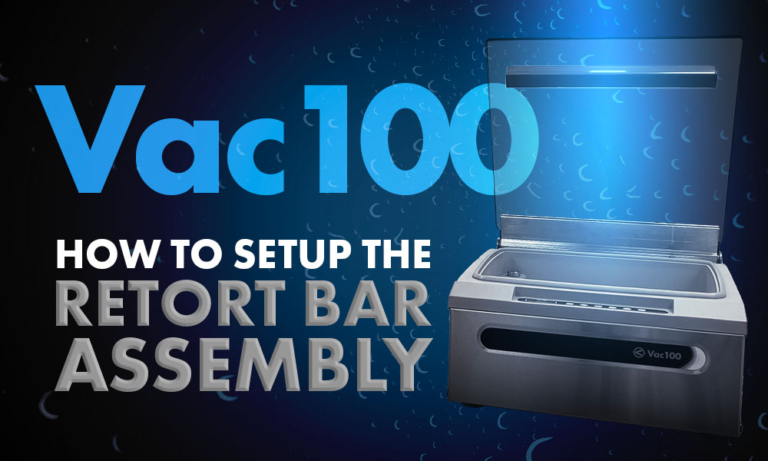 How To Set Up The Retort Bar Assembly (100-15R): JVR Vac100