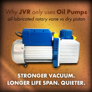Why JVR only uses oil pumps.