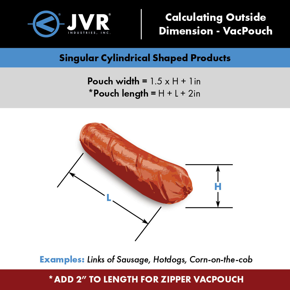 Singular Cylindrical Shaped Product - chamber vacuum pouch buyer's guide