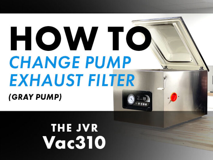 How To Change Vac310 Filter in Gray Pump - Latest Video