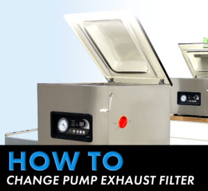 How To Change Vacuum Pump Exhaust Filter - Vac310