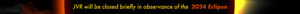 Eclipse Closure Banner
