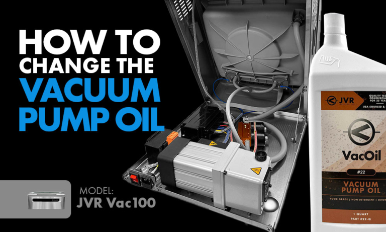 How to Change Vacuum Pump Oil: JVR Vac100