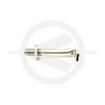 Gas Nozzle, One Piece 90°, S.S. w/ Nut