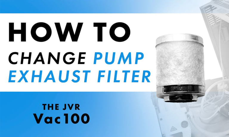 How to Change Pump Exhaust Filter (100-32): JVR Vac100
