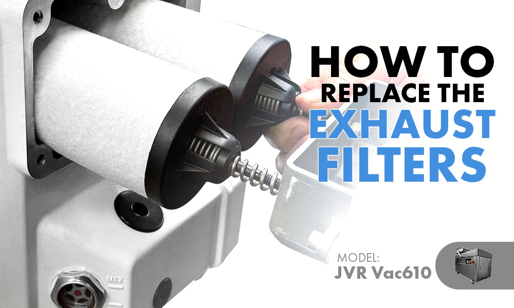 How to Replace the Vacuum Pump Exhaust Filter in the Vac610