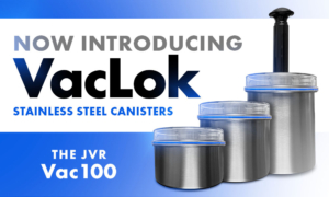 VacLok Stainless Steel Vacuum Canisters