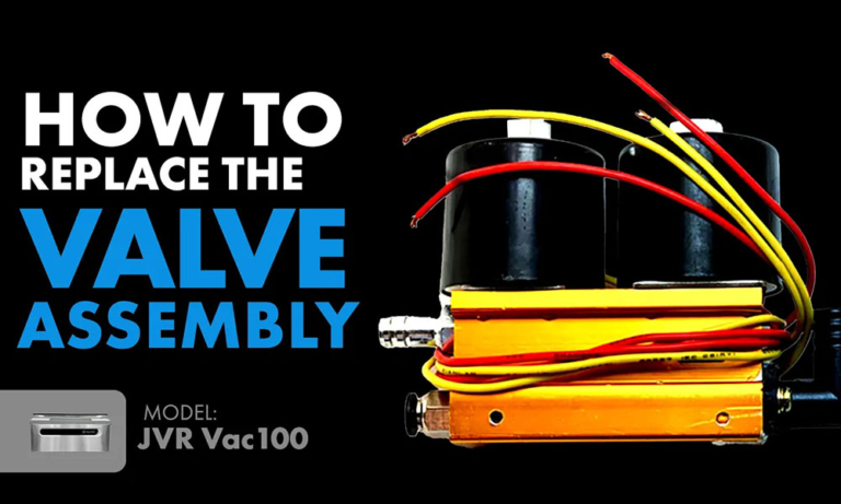 How To Replace The Valve Assembly (100-38): JVR Vac100 Chamber Vacuum Sealer