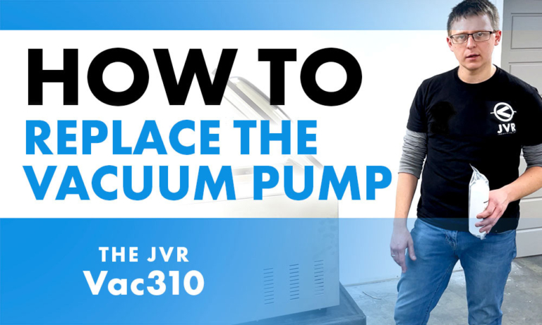 How to Replace Your Vacuum Pump (310-30, 310-31, RVS20-110): JVR Vac310