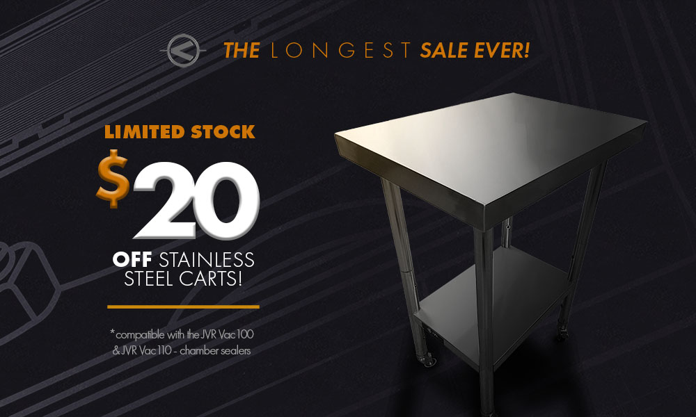 Stainless Steel Cart - VacFriday 2025