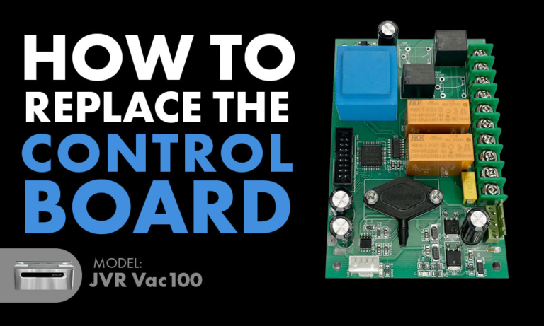How To Replace Control Board (100-51B): JVR Vac100 Chamber Vacuum Sealer