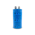RVS20-220 vacuum pump operating capacitor, rear view.