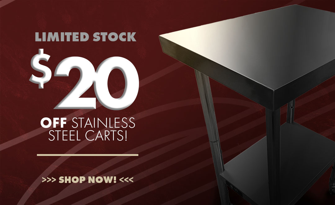 Stainless Steel Cart for JVR Vac100 and Vac110 VacFriday Deals 2026